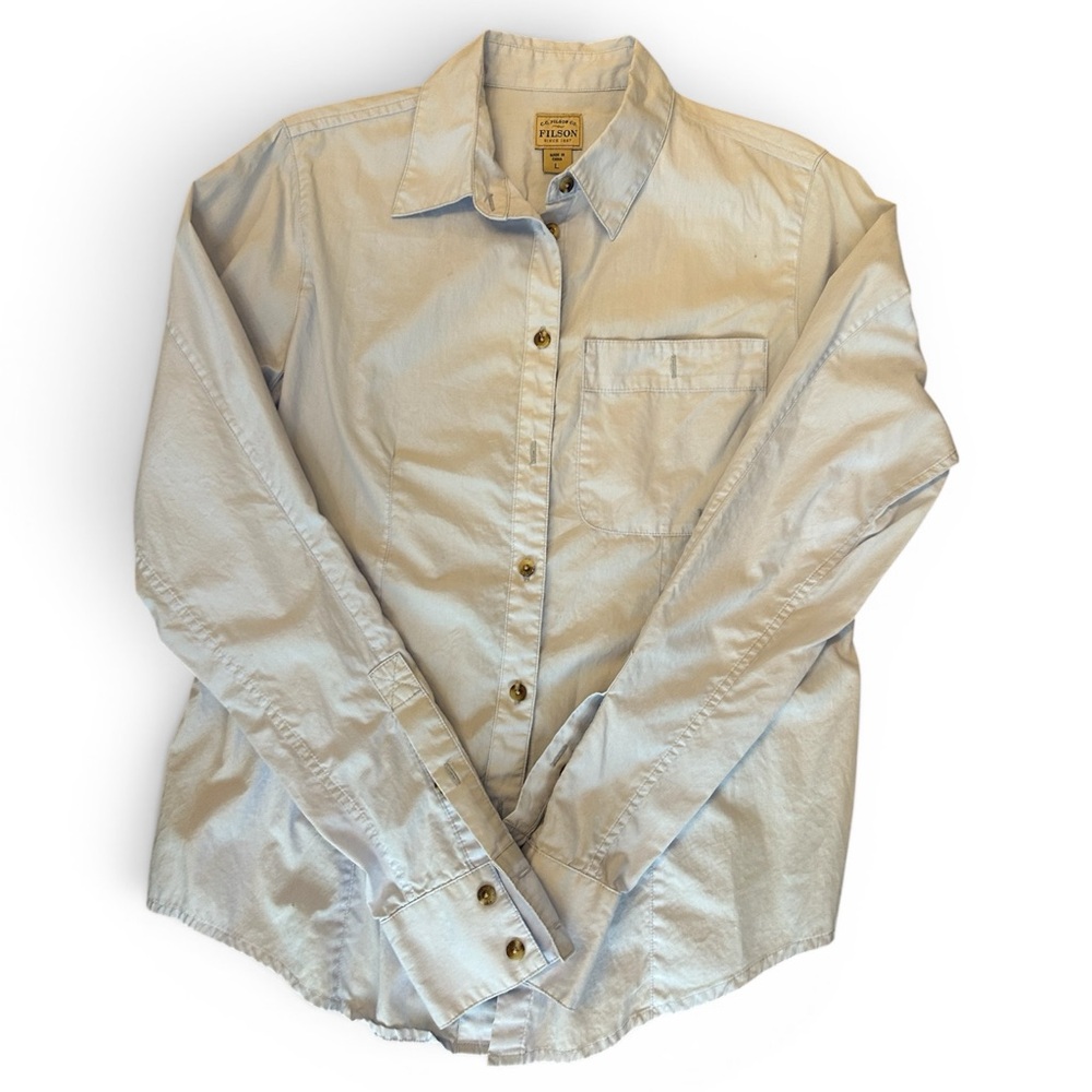 Filson Women’s L Light Stone Button-Down Shirt